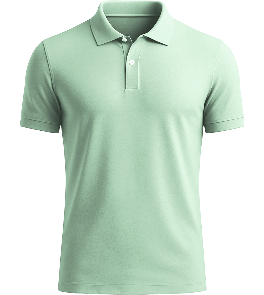 Comfort men's polo shirt_ICE GREEN_front