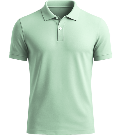Comfort men's polo shirt_ICE GREEN_front