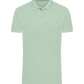 Comfort men's polo shirt ICE GREEN front