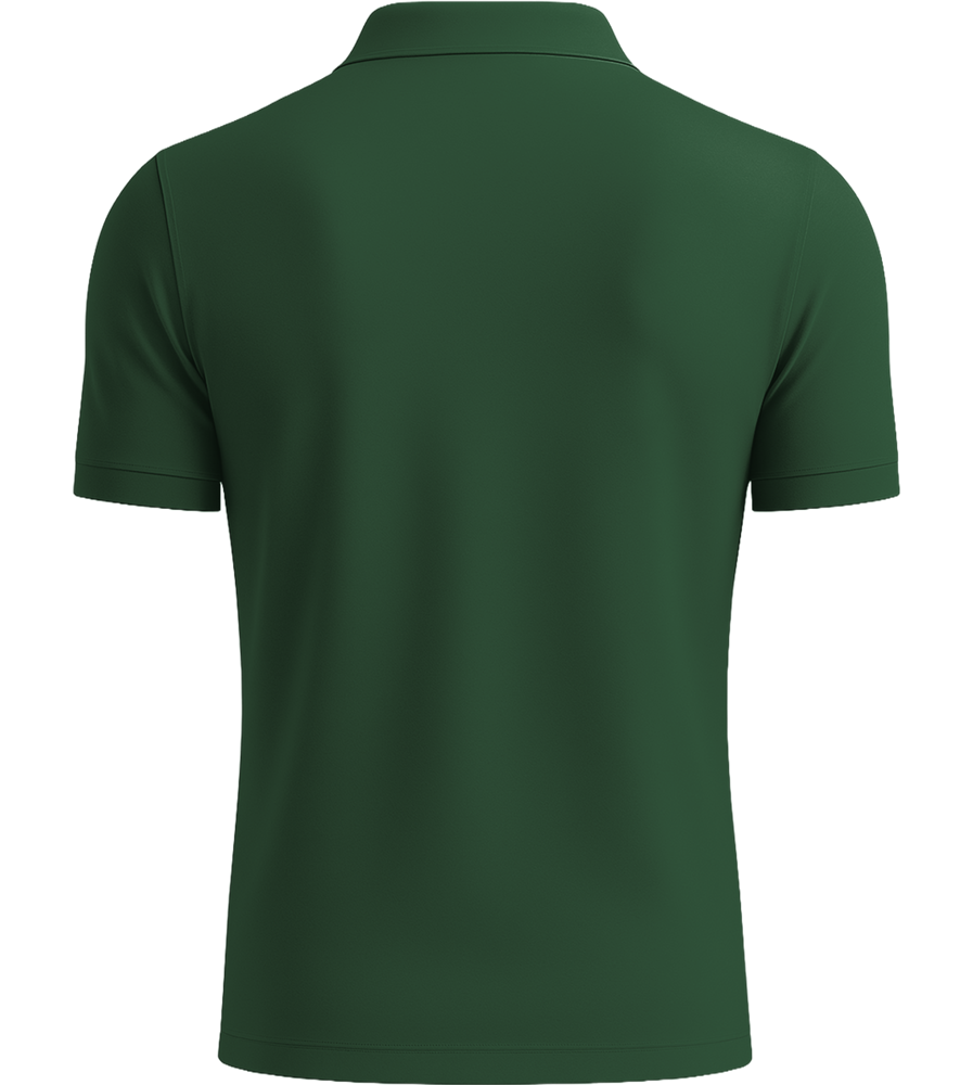 Comfort men's polo shirt_GREEN BOTTLE_back