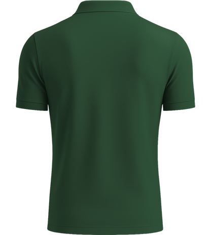 Comfort men's polo shirt_GREEN BOTTLE_back