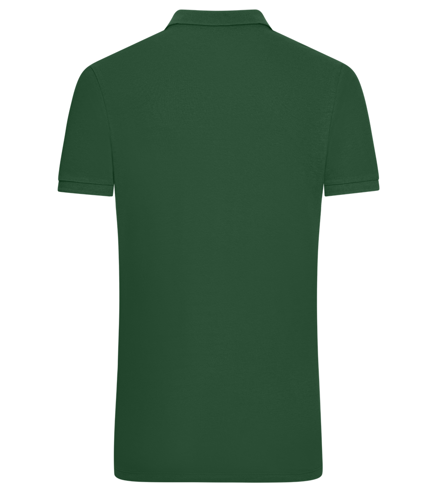 Comfort men's polo shirt_GREEN BOTTLE_back