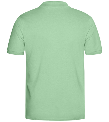 Comfort men's polo shirt_ICE GREEN_back