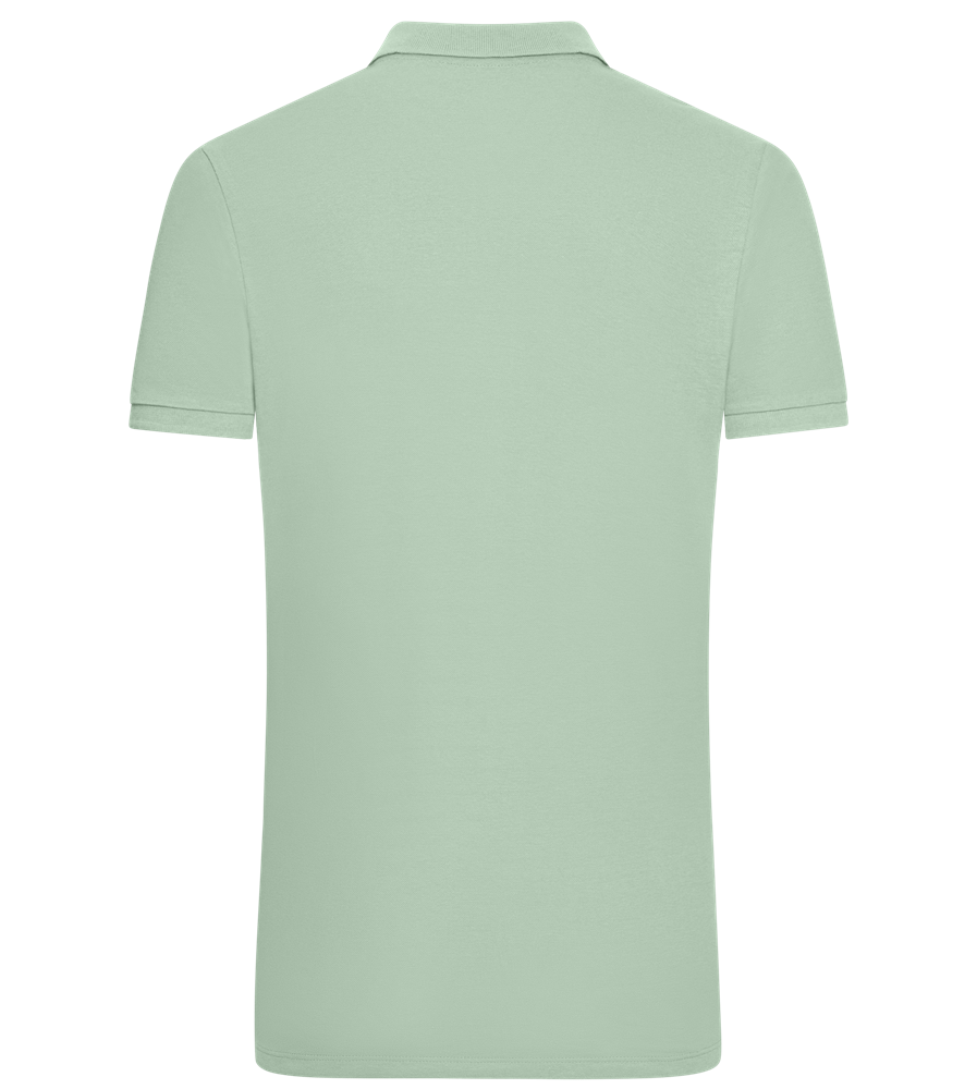 Comfort men's polo shirt_ICE GREEN_back