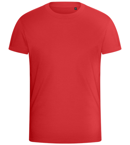 Basic kids fitted t-shirt_RED_front