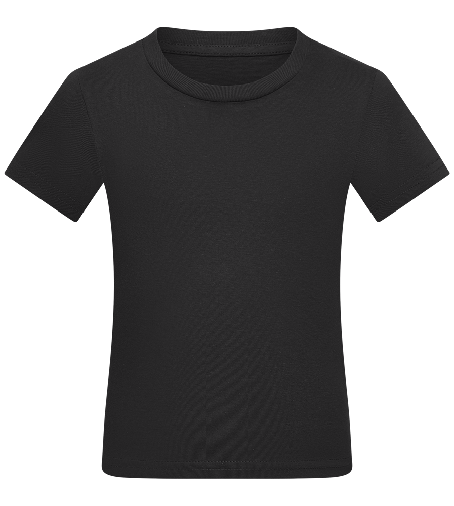 Comfort kids fitted t-shirt_DEEP BLACK_front