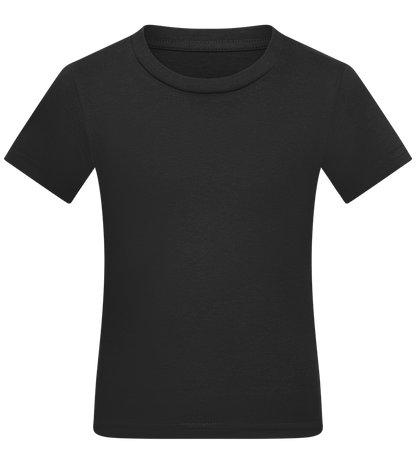 Comfort kids fitted t-shirt_DEEP BLACK_front