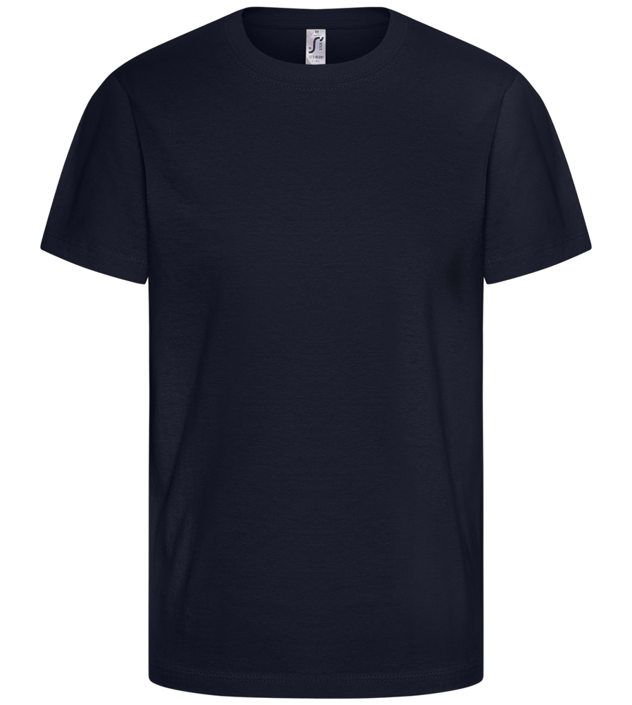 Comfort kids fitted t-shirt_FRENCH NAVY_front