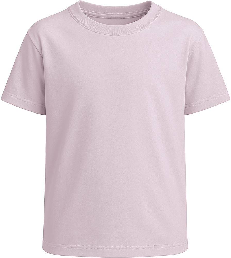 Premium kids fitted t-shirt_LIGHT PINK_front