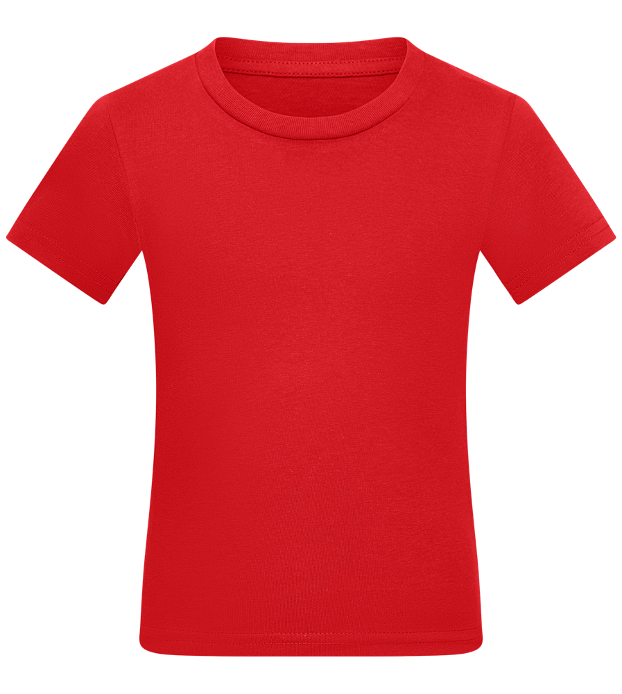 Comfort kids fitted t-shirt_RED_front