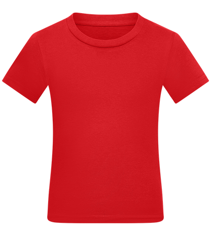 Comfort kids fitted t-shirt_RED_front