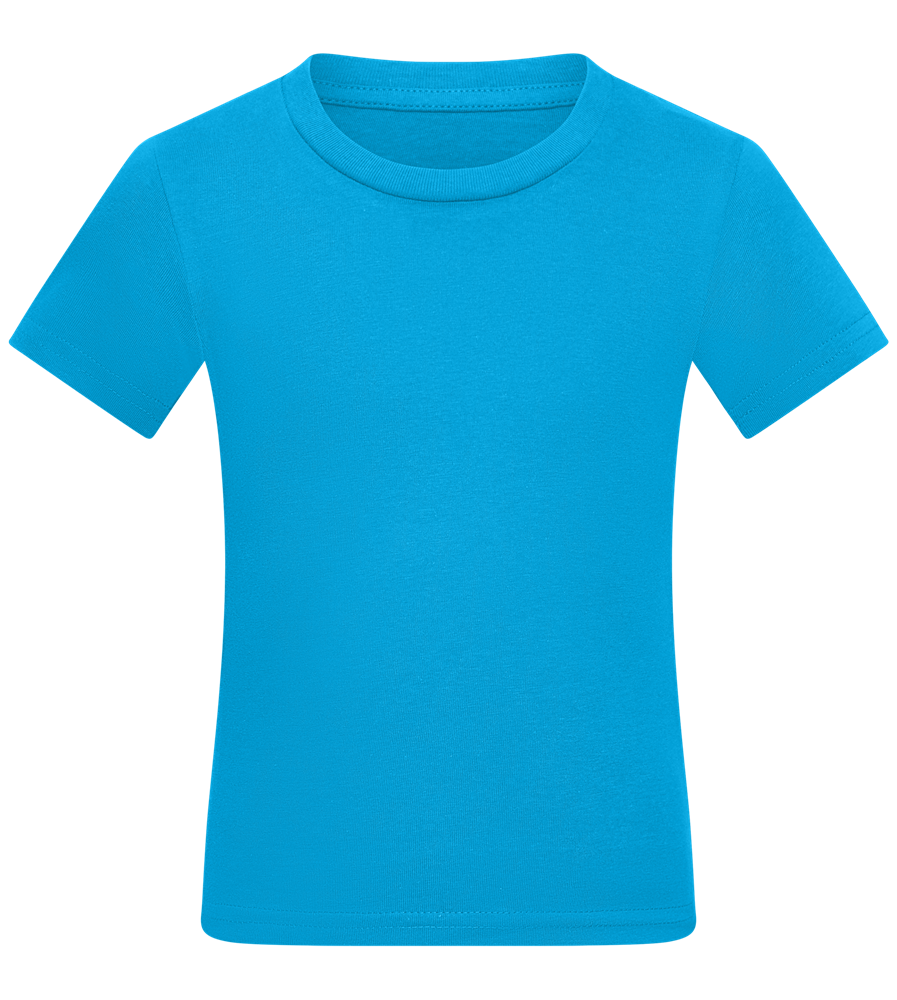 Comfort kids fitted t-shirt_TURQUOISE_front