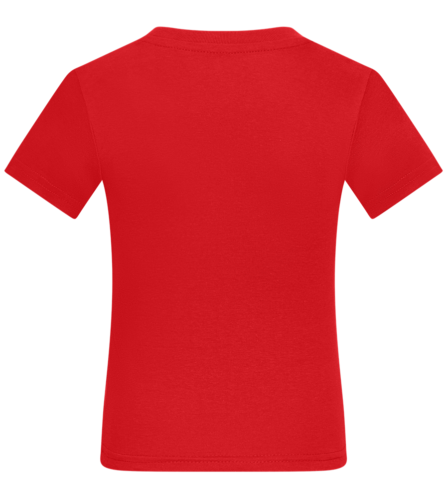 Comfort kids fitted t-shirt_RED_back