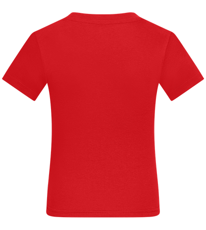 Comfort kids fitted t-shirt_RED_back