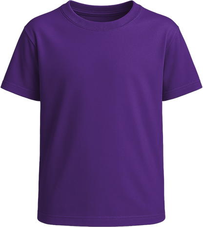 Basic kids t-shirt_DARK PURPLE_front