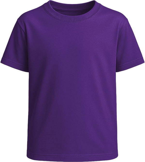 Basic kids t-shirt_DARK PURPLE_front