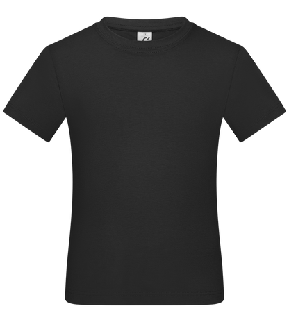 Basic kids t-shirt_DEEP BLACK_front