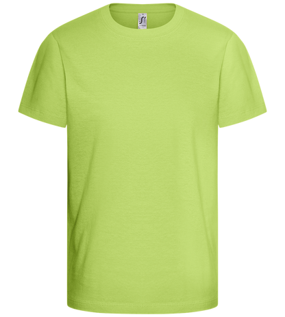 Basic kids t-shirt_GREEN APPLE_front