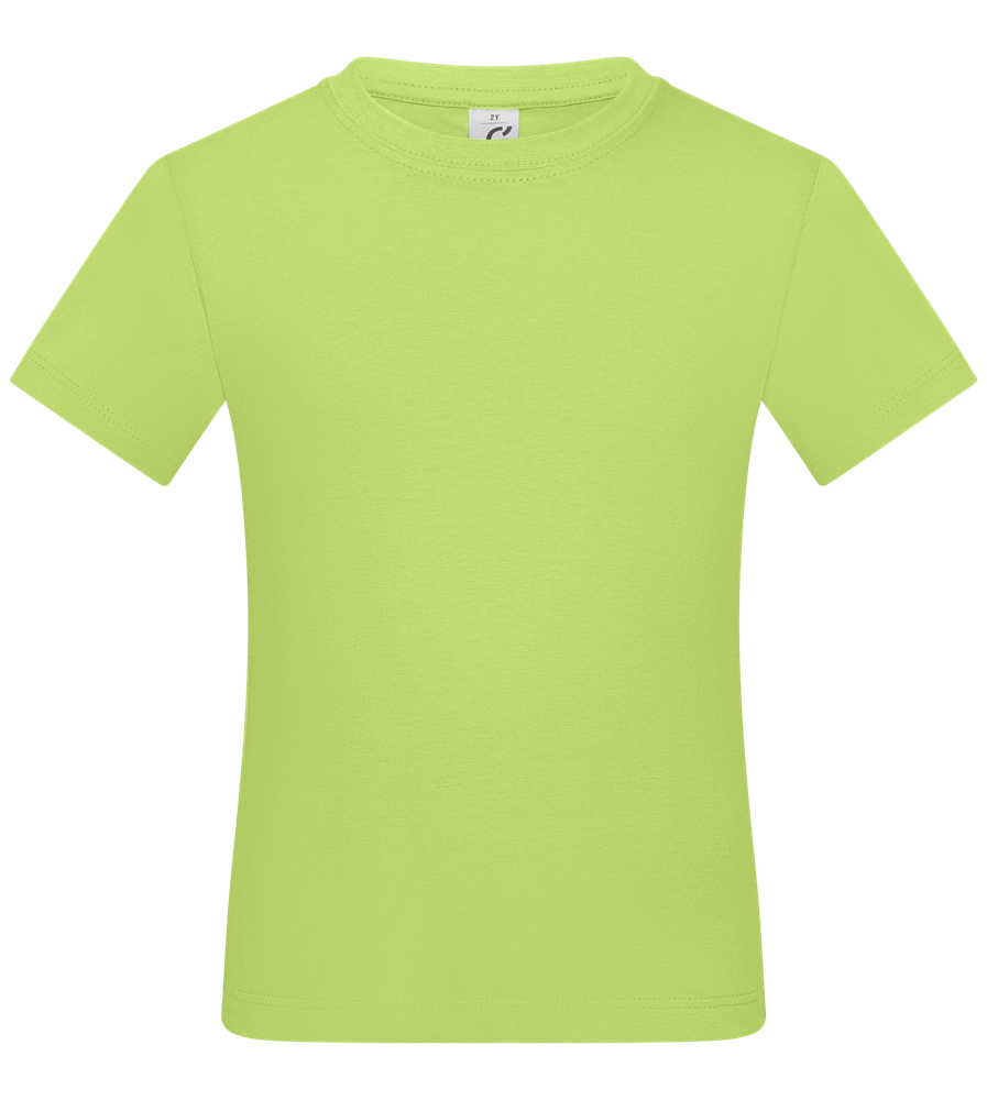 Basic kids t-shirt_GREEN APPLE_front