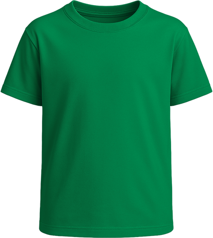 Basic kids t-shirt_MEADOW GREEN_front