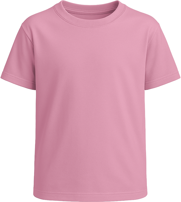 Basic kids t-shirt_PINK ORCHID_front