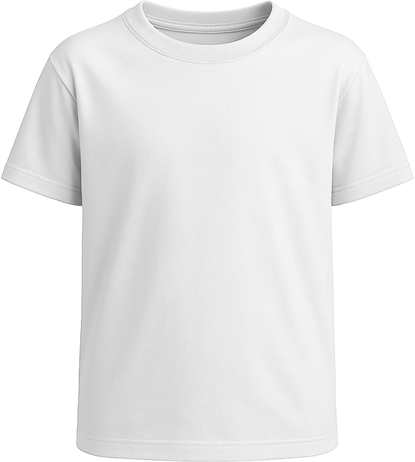 Basic kids t-shirt_WHITE_front