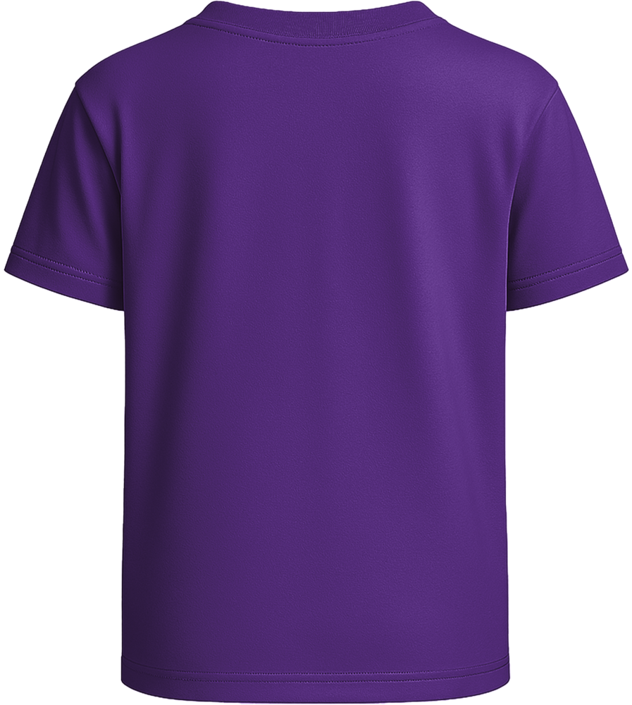 Basic kids t-shirt_DARK PURPLE_back