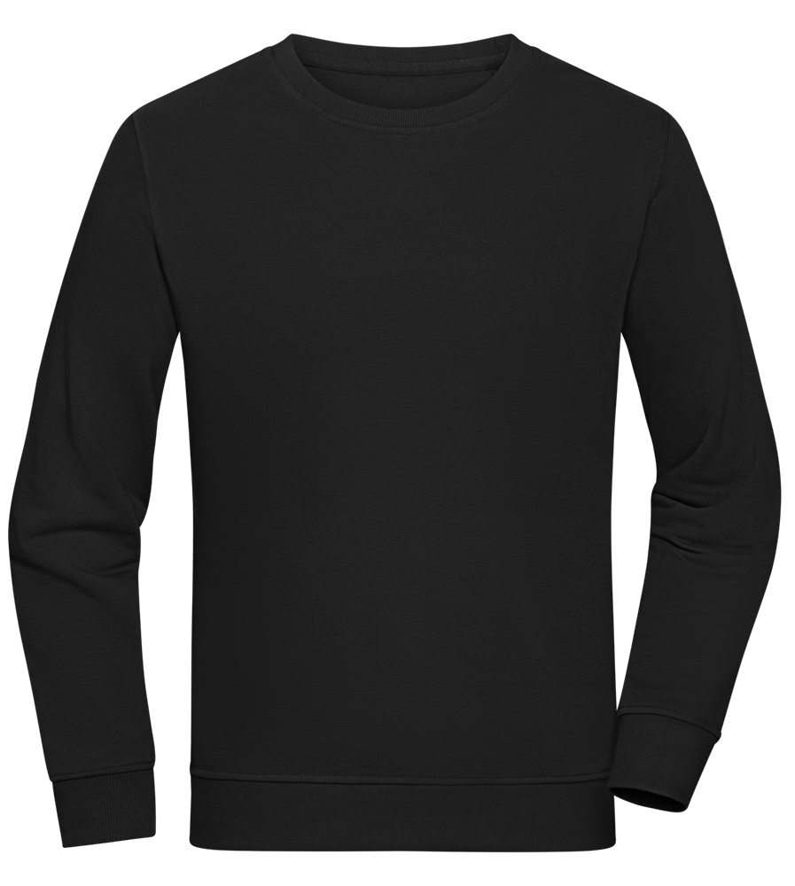 Comfort unisex sweater BLACK front