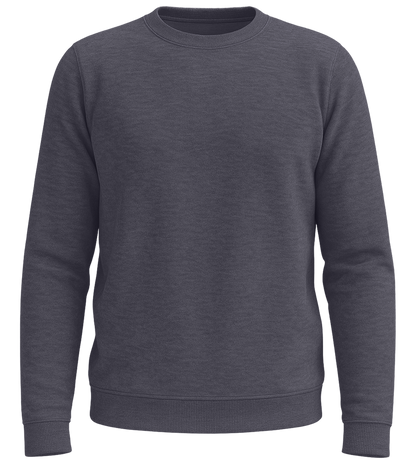 Premium organic unisex sweater_DEEP CHARCOAL GREY_front