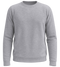 Premium organic unisex sweater_GREY MELANGE_front