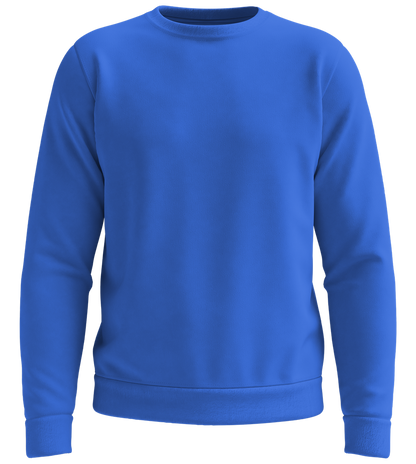 Premium organic unisex sweater_ROYAL BLUE_front