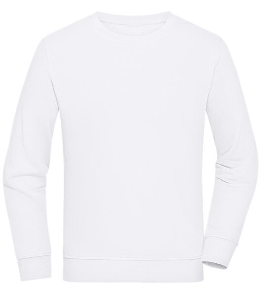 Comfort unisex sweater WHITE front