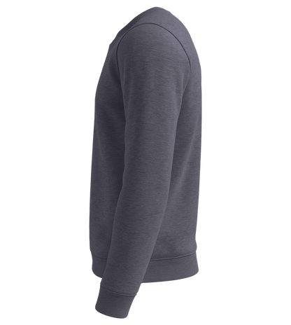 Premium organic unisex sweater_DEEP CHARCOAL GREY_left