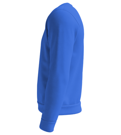 Premium organic unisex sweater_ROYAL BLUE_left