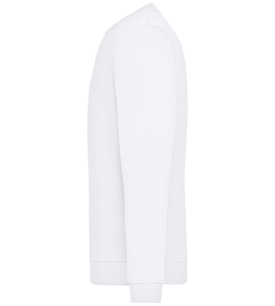 Comfort unisex sweater WHITE left