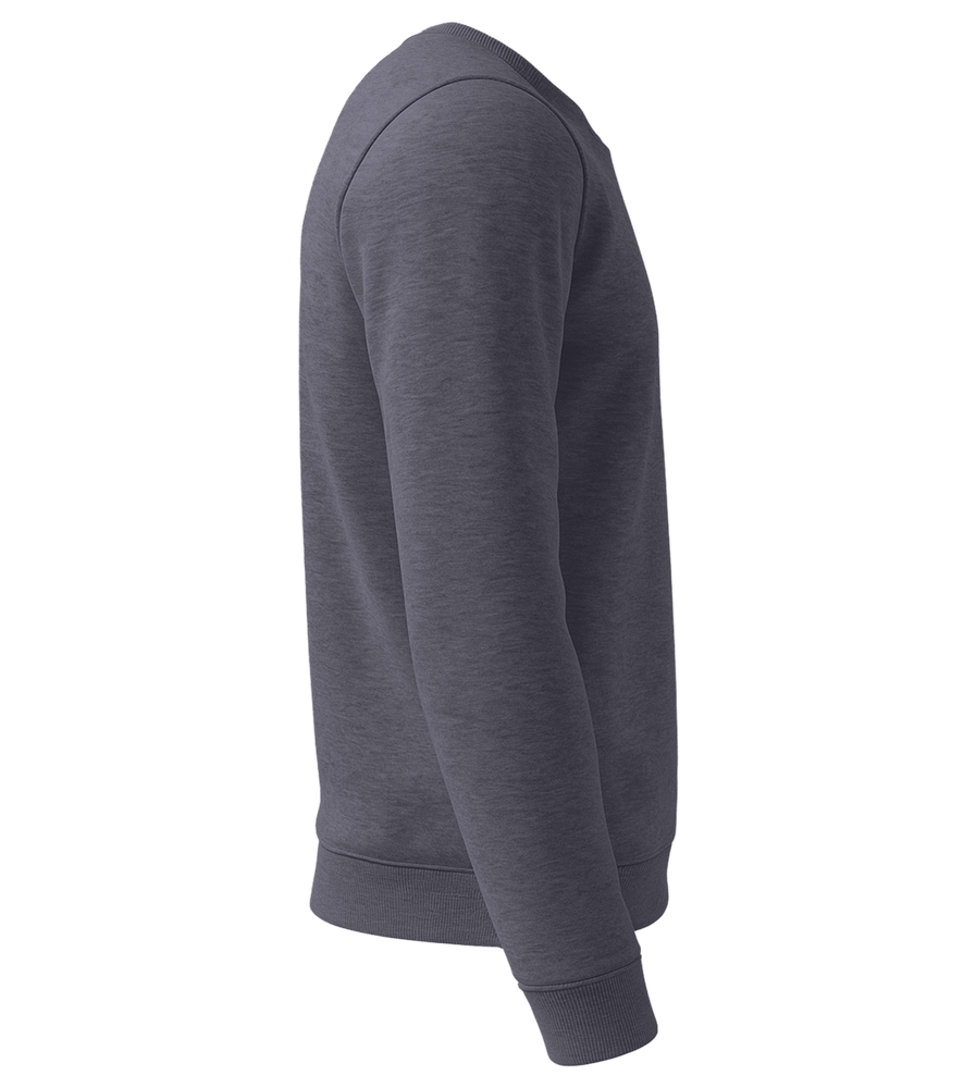 Premium organic unisex sweater_DEEP CHARCOAL GREY_right