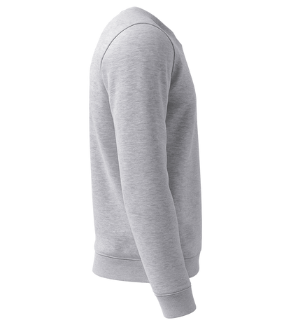 Premium organic unisex sweater_GREY MELANGE_right