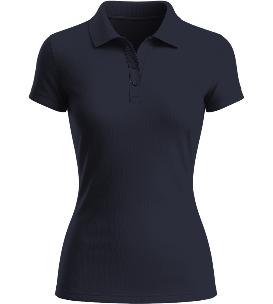 Premium women's polo shirt_FRENCH NAVY_front