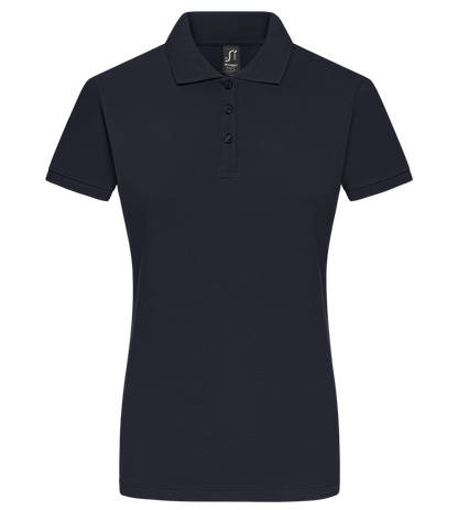 Premium women's polo shirt FRENCH NAVY front