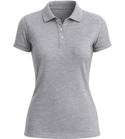 Premium women's polo shirt_ORION GREY II_front