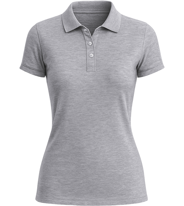 Comfort classic women's polo shirt_ORION GREY II_front