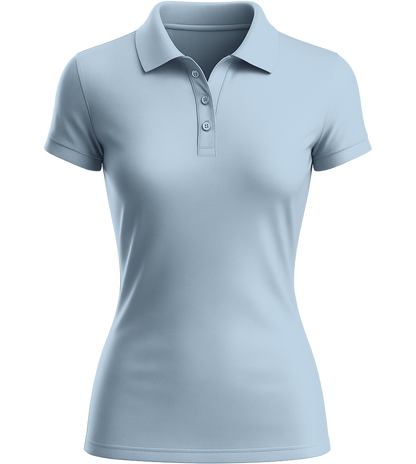 Premium women's polo shirt_STONE SKY_front