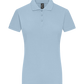 Premium women's polo shirt STONE SKY front