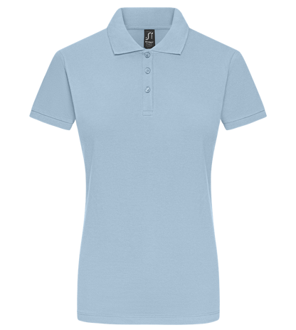 Premium women's polo shirt_STONE SKY_front