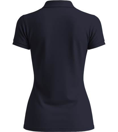 Premium women's polo shirt_FRENCH NAVY_back