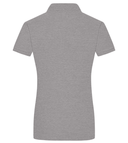 Premium women's polo shirt_ORION GREY II_back