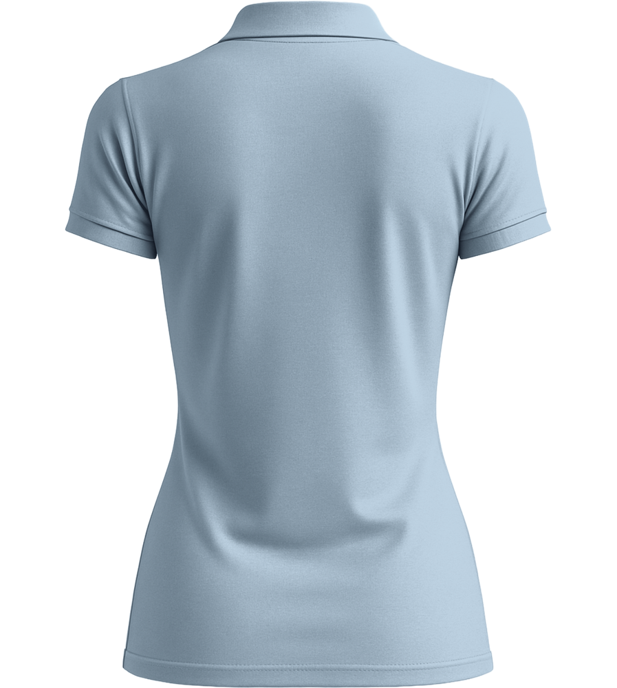 Premium women's polo shirt_STONE SKY_back