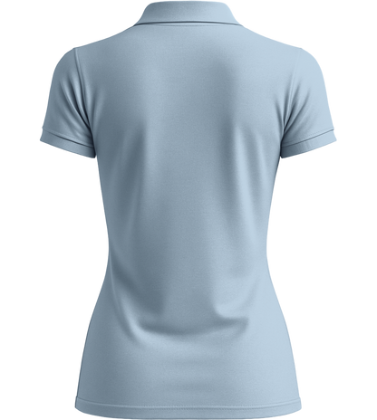 Premium women's polo shirt_STONE SKY_back