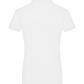 Premium women's polo shirt WHITE back