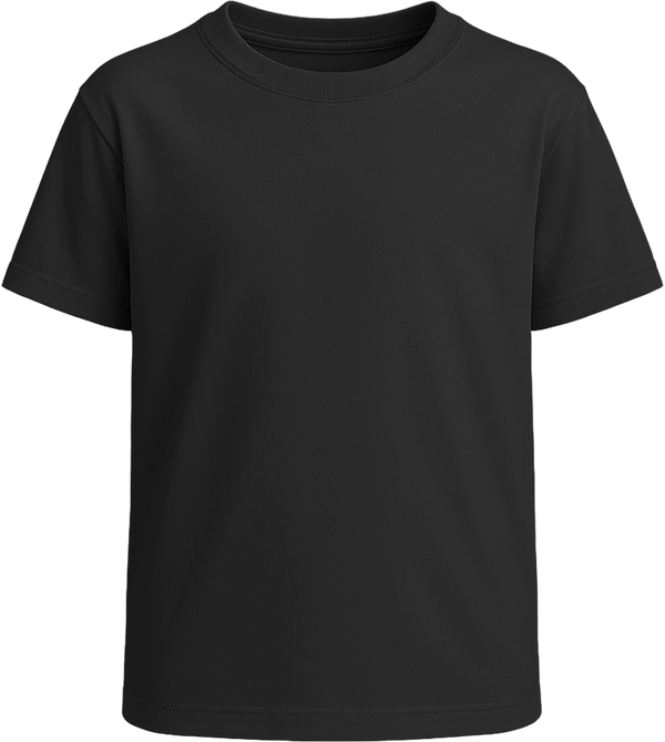 Comfort boys fitted t-shirt_DEEP BLACK_front